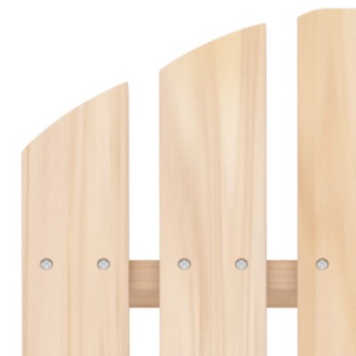 Light Fir Wood Adirondack Rocking Chair for Patio