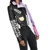 Women's Sheeba Graphic Moto Jacket - AZALEA WANG - 2 of 4