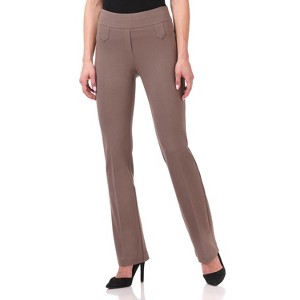 Rekucci Women's Secret Figure Bootcut Pant with Tummy Control - 1 of 4