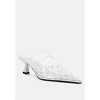 Holin Pointed Toe Kitten Women Heels - 2 of 4