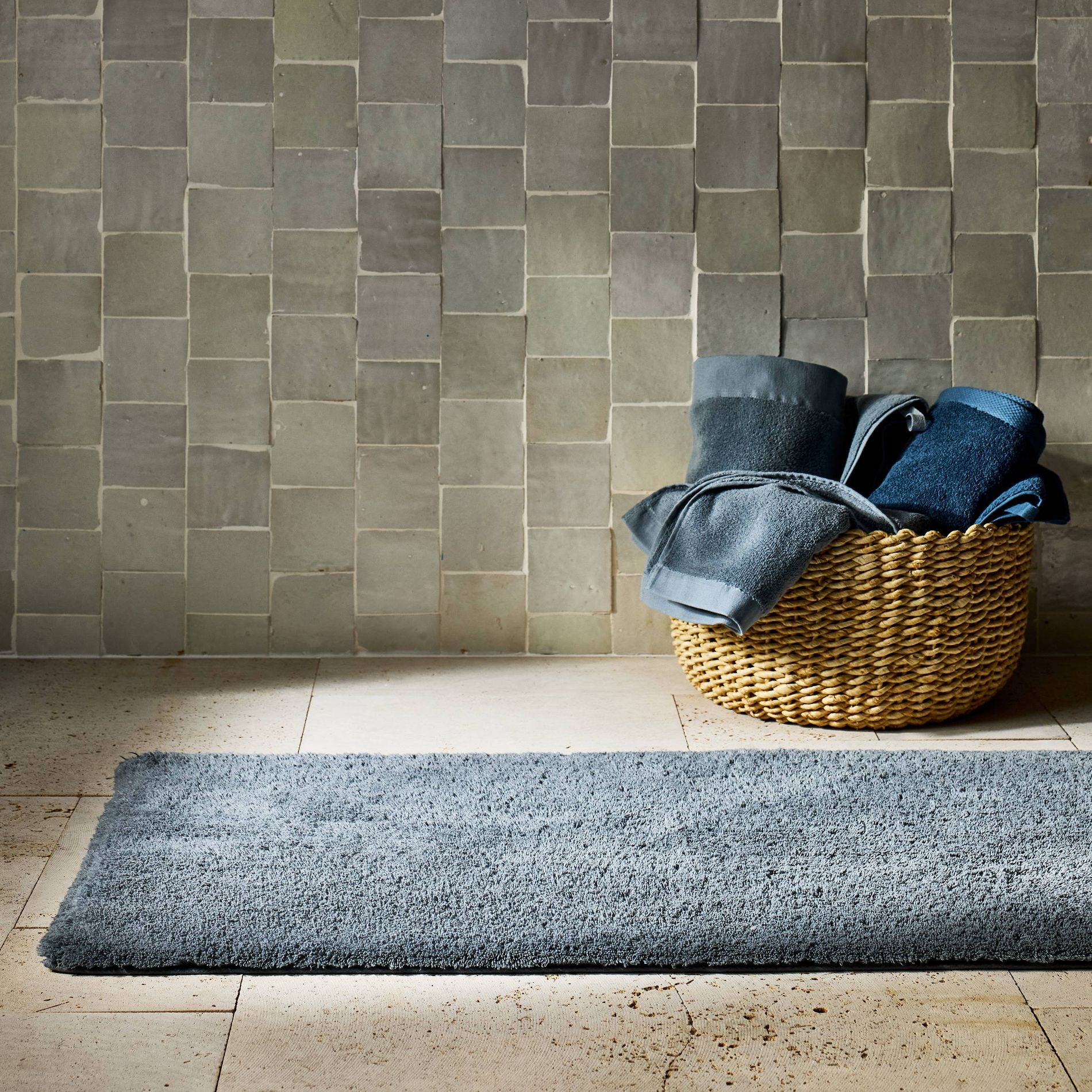 24"x40" Modal Plush Bath Rug Mineral Gray - Casaluna™