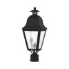 Livex Lighting Amwell 2 - Light Post Light in  Black - 2 of 4
