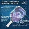 Luzz Pickleball Paddles, T700 Carbon Fiber Pickleball Paddle Sandblasted Surface with Honeycomb Core Pickle Ball Rackets for Ultimate Spin & Control - 3 of 4