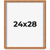 PosterPalooza | Classic Brown Picture Frame - UV Acrylic, Foam Board Backing, Hanging Hardware - 2 of 4