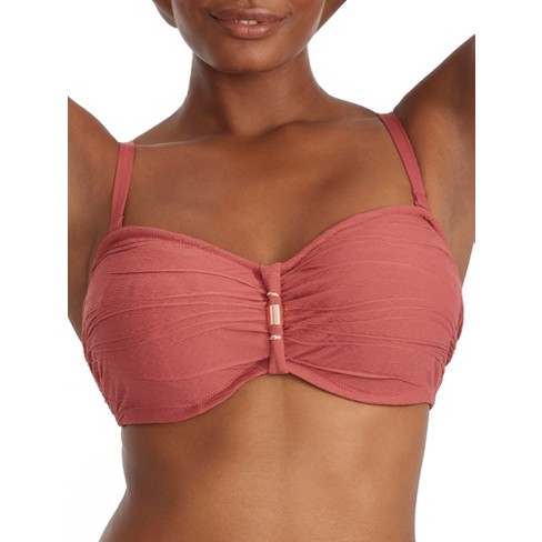 Pink Bandeau Bikini Top : Target