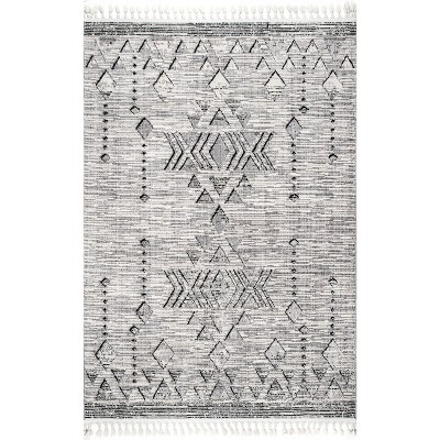 Nuloom Sully Soft Snowflake Textured Tassel Indoor Area Rug
