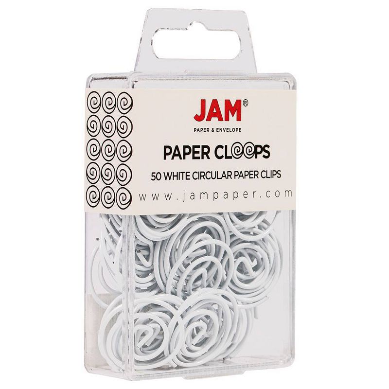 JAM Paper 50pk Circular Paper Clips, 3 of 8