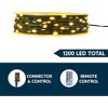 Joyfy 197/394 FT Christmas Tree String Lights Outdoor, PVC Wire String Lights with 8 Modes Timer, Reel for Xmas Indoor Outdoor Holiday Decoration - 3 of 4