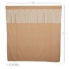 Camilia Ruffled Shower Curtain 72x72 - 4 of 4
