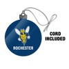 University of Rochester Primary Logo Acrylic Christmas Tree Holiday Ornament - 3 of 4