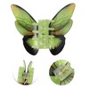 Unique Bargains Women's Butterfly Hair Clips 4.13"x3.58"x1.57" Green Black 1 Pc - 3 of 3