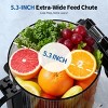 5.3" Wide Chute Cold Press Juicer, Slow Masticating Juicer Machine with 1.7L Large Capacity, High Juice Yield, Adjustable Pulp Control & Easy to Clean - 2 of 4