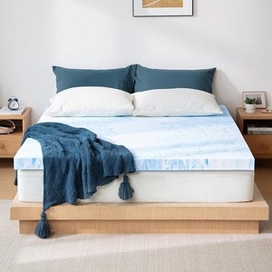 Memory Foam Mattress Topper Twin, Cooling Gel Mattress Topper 3 Inch Foam Mattress Toppers Twin Size - 1 of 4
