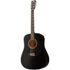 Rogue RA-090 Dreadnought Acoustic Guitar Black - image 3 of 4