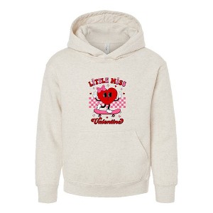 The Juniper Shop Little Miss Valentine Skateboard Youth Graphic Hoodie - 1 of 3