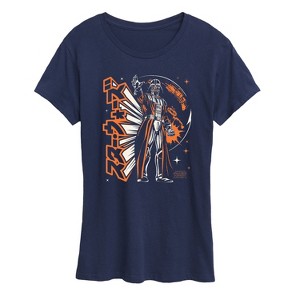 Women's - Star Wars - Darth Vader Grip On The Galaxy Short Sleeve Graphic T-Shirt - 1 of 4