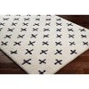 Mark & Day Kawanda Washable Woven Indoor Area Rugs Cream/Black - 4 of 4