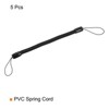 Unique Bargains Retractable Spring Coil Strap Flexible Badge Lanyard 5 Pcs - 3 of 4