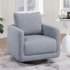 Racxily Swivel Accent Chair with Armrest, Modern 360 Degree Swivel Barrel Chair, Comfy Boucle Armchair Single Sofa for Living Room, Bedroom - 2 of 4