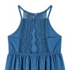 Andy & Evan  Kids  Blue Swiss Dot Dress - 3 of 4