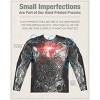 Men's Justice League Movie Cyborg Uniform (Front Back Print) Long Sleeve Costume T-Shirt - 4 of 4