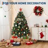COZONY Artificial Christmas Tree, Premium Spruce Holiday Xmas Tree with Hinged Branches & Collapsible Metal Stand, Green for Home & Office - 4 of 4