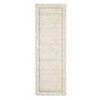 Modern Washable Area Rug, Scalloped Throw Carpet with Non Slip Backing, Low Pile Stain Resistant Floor Carpet for Living Room - 2 of 4