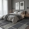 Abynow Medallion Diamond Faded Rustic Indoor Area Rug - 3 of 4