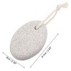 Unique Bargains Foot File Exfoliating Scrub Stone Pedicure Scrubber Natural Pumice Stone Foot Care 2 Pcs - 4 of 4
