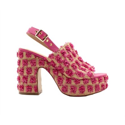 Women's Wo's Missoula Pom Pom Platform Heels - Sbicca