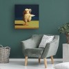 Canvas Wall Art - Lucia Heffernan 'Yoga Chick Standing Split' Wall Art for Living Room, Bedroom, or Office Décor by Trademark Fine Art - 14 x 14 - 4 of 4