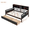 NicBex Twin/Full Size Daybed with Bedside Shelves and 2 Drawers for Bedroom,Living Room,Apartment - image 3 of 4