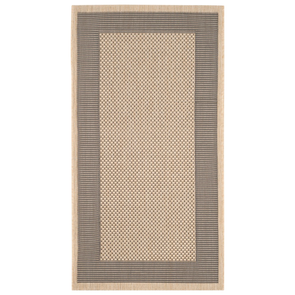 2' x 3'7in Babette Outdoor Rug Gray/Cream - Safavieh