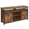 VASAGLE TV Stand for 65 Inch TV, Entertainment Center, TV Table and Console, TV Cabinet with Adjustable Shelves, Rustic Brown and Black - 2 of 4