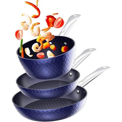 LunaLulink Nonstick Ceramic Kitchen Cookware Set of 3