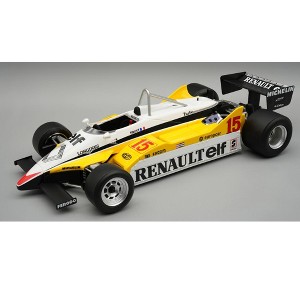 Renault RE30B #15 Winner Formula One F1 "Brazilian GP" (1982) "Mythos Series" with Display Case 1/18 Model Car by Tecnomodel - 1 of 4
