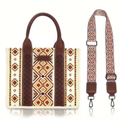 MaseiKar Tote Bag for Women Western Shoulder Purses Boho Aztec Satchel Handbags