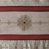 PAGED Jacquard Embroidery Shower Curtain, 72x72" Color-Blocked Medallion Design Shower Curtain, Polyoni Fabric Curtain for Bathroom - 3 of 4
