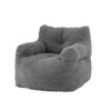 Hooseng Plush Bean Bag Chair for Adults, Comfy Lazy Floor Sofa with Backrest & Armrests, Lounge Accent Chair for Bedroom, Dorm, Living Room - 2 of 4
