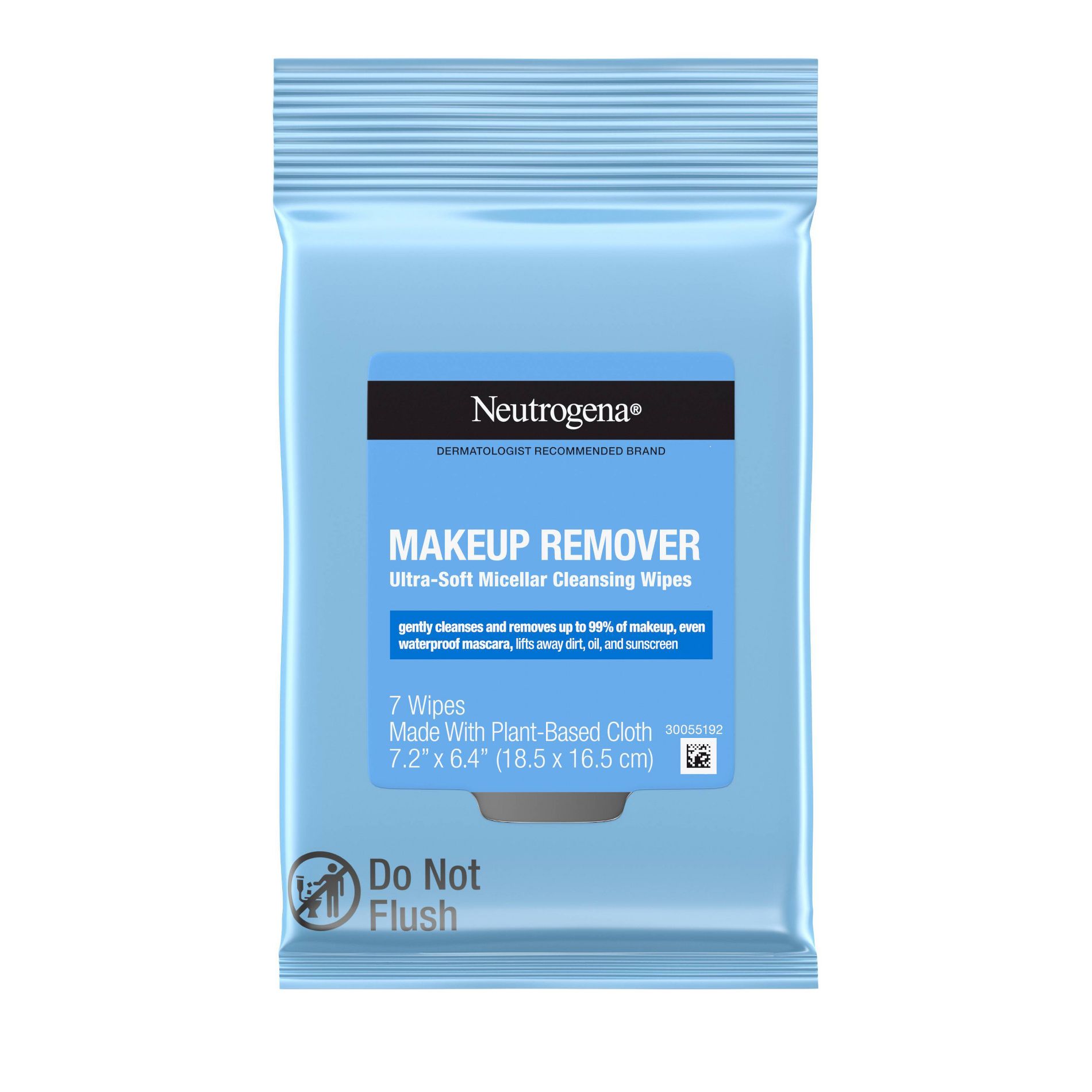 Neutrogena Ultra Soft Micellar Facial Cleansing Makeup Remover Wipes - 7ct: Paraben-Free, Sulfate-Free, Alcohol-Free, For All Skin Types