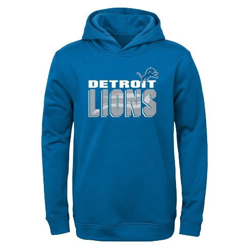 Nfl Detroit Lions Toddler Boys' Poly Fleece Hooded Sweatshirt : Target