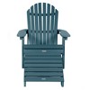 Hamilton Folding & Reclining Adirondack Chair with Folding Adirondack Ottoman - Highwood - 3 of 4