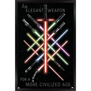 Trends International Star Wars - Lightsaber Group Framed Wall Poster Prints - 1 of 4
