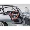 Jaguar Lightweight E Type Roadster RHD (Right Hand Drive) Dark Silver 1/18 Model Car by Autoart - 3 of 4