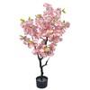 Artificial Plant Cherry Blossom Tree Artificial Sakura Tree Bonsai Tree Artificial Plant in Pot Cherry Blossom Decorative Artificial Tree - 4 of 4
