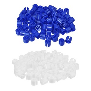 Unique Bargains Reusability Easy to use Clothes Hanger Markers Clips 300 Pcs - 1 of 4