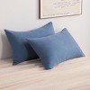 Brushed Microfiber 2 Pack Down Alternative Pillow, Ultra Soft Pillows for Sleeping - NTBAY - image 3 of 4