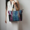MKF Collection Bonita Crocodile Embossed Tote handbag with Wallet by Mia K - 3 of 4
