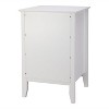 Karl Home 3-Drawer White MDF (Medium-Density Fiberboard) 15.75in. W Nightstands - 3 of 4