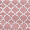 Design Imports Set of 2 Rectangle XL 12.5 x 17.5 x 10.5 Pe Coated Cotton Poly Laundry Bins Lattice Rose: Sorting Baskets - 4 of 4